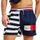 Shortse Tommy Hilfiger Broken Str, të kaltra/bardha, XXL
