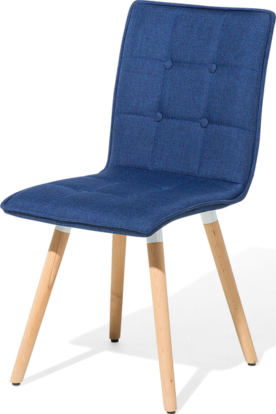 Set karrigesh ngrënieje BROOKLYN, 2 copa, me tapiceri poliester, blu navy