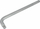 Çelës L KING TONY BLACK LINE, 3/4", 460mm, i zi