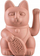 Figurë dekorative Donkey Lucky Cat Maneki Neko, mace fatlume, mat, rozë