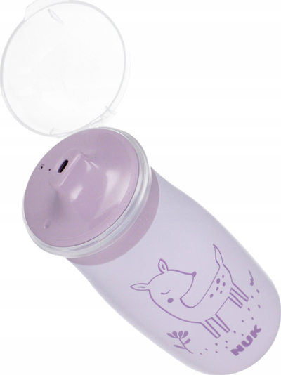 Gotë për fëmijë NUK Mini Me, 300ml, çelik, vjollcë