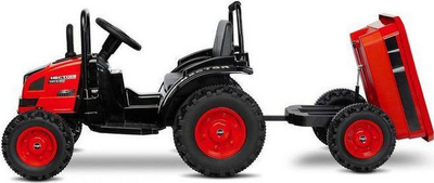 Traktor elektrik Toyz Hector, me rimorkio, me telekomandë, i kuq