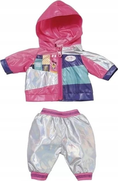 Set veshje për kukulla Zapf Creation Baby Born, xhaketë dhe pantallona, 43 cm