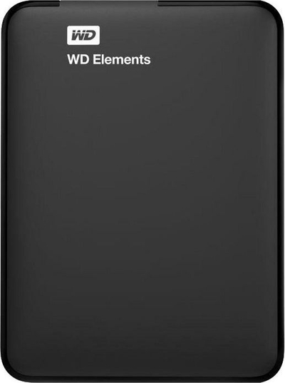 Hard disk i jashtëm Western Digital WD Elements, 1TB, 2.5", USB 3.0, i zi