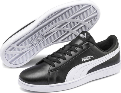 Atlete për burra Puma Up, lëkurë sintetike, taban gome, të zeza