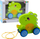 Lodra tërheqëse foshnjore Baby Dinosaur, me tinguj dhe rrotullim, jeshile