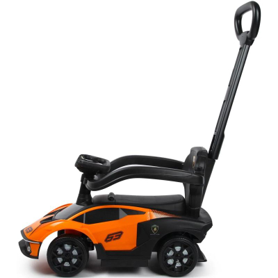 Makina lodër shtytëse Enero Lamborghini Sports, për kalamaj 12m+, portokalli me të zezë