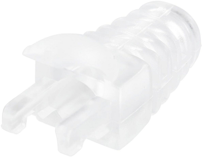 Заштитен капаче за мрежен кабел Microconnect CONB65T, сет 100 парчиња, до 6.5mm, проѕирен