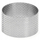 Unazë për ëmbëlsira çelik inox, e shpuar, 4.5cm lartësi, 7.5cm diametër