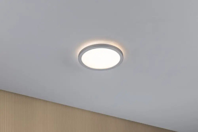 Panel LED tavani Paulmann Atria Shine, Ø19cm, on/off, krom