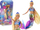 Kukull sirenë Leantoys Blue Mermaid, lodër për kalamaj, blu