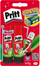 Ngjitës stik Pritt Glue Stick BTS, set 2x22g, me gomë, i sigurt për kalamajt