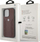 Futrollë telefoni BMW BMHCP13LRSPPR për iPhone 13 Pro 6.1", hardcase lëkurë, e kuqe