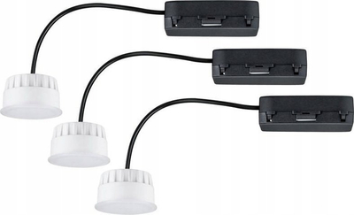 Spot LED i fshehur Paulmann 92478, set me 3 copa, 19.5W, satin