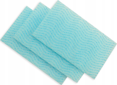 Lecka për trup Cleanet Plus Body Washcloth, pH neutral, 10 copë, blu