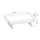 Mbajtëse ergonomike për këmbë Maclean MC-460, e rregullueshme, 40 x 30 cm, e zezë