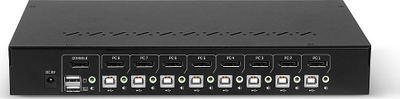 Switch KVM Lindy 39540, 8 porta, DisplayPort 4K, i zi