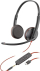 Kufje me mikrofon Plantronics C3225 USB-C-209751-101, të hirta
