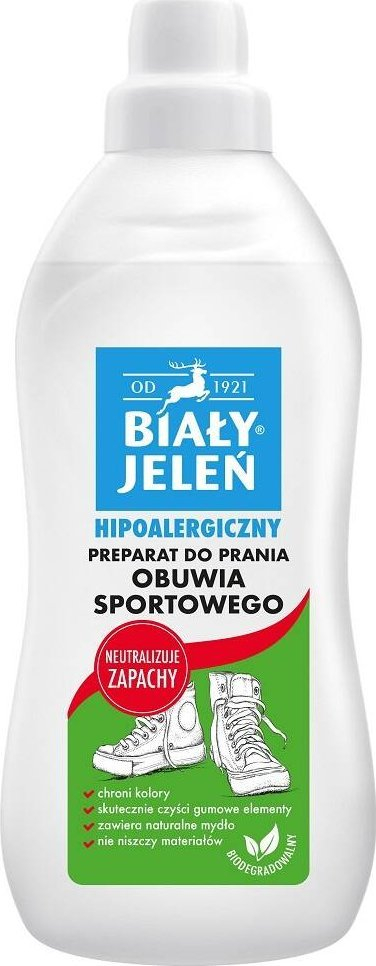 Detergjent për atlete sportive Biały Jeleń, hipoalergjik, 1L