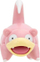 Figurë lodër Pokemon Slowpoke PKW3009, Battle Figure, me nyje që lëvizin, rozë