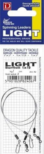 Aksesor për peshkimi 1x19 Surflon AFW Light 30cm 5kg 2 copë