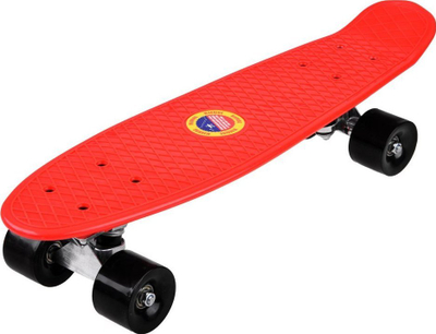 Skateboard Color Fiszka SP0575, 55cm, për fëmijë, i kuq
