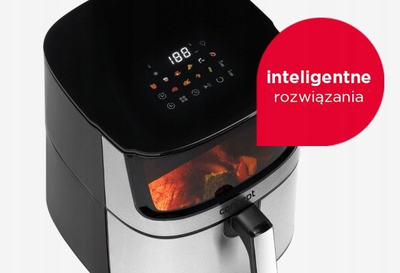 Фритеза со воздух Concept FR8010, 10 програми, LED екран, црна