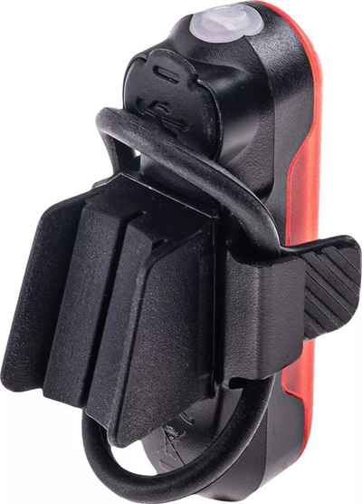 Dritë biçiklete PICTOR Lighting, LED i kuq, 20 lumen, e zezë