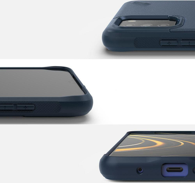 Mbulesë telefoni Ringke Onyx për Xiaomi Poco M3, TPU, i fortë ndaj goditjeve, blu navy
