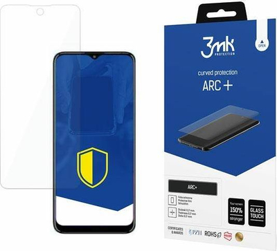 Foli mbrojtëse 3mk ARC+, Motorola Moto E40, për ekran të lakuar, transparente