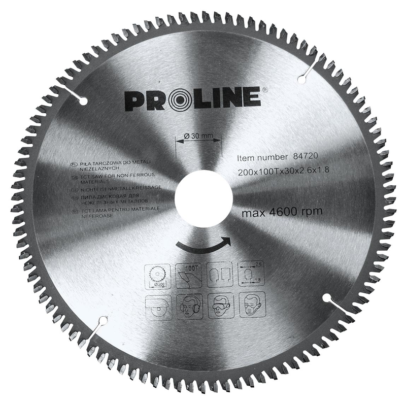Sharrë rrethore Pro-Line, 200x30mm, 100 dhëmbë