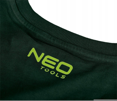 Bluzë NEO T‑shirt me mëngë të shkurtra, 100% pambuk, jeshile neon