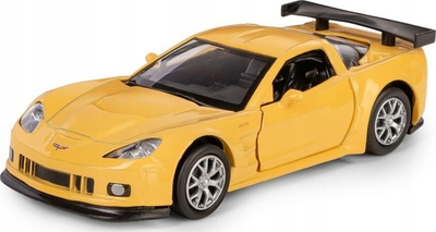 Maket veture Daff RMZ Chevrolet Corvette C6 R, model sportiv, i verdhë