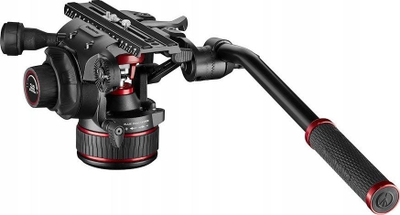 Kokë video Manfrotto Nitrotech 612, fluid, mban deri 12 kg, ngjyrë e zezë