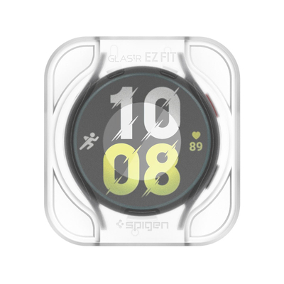 Xham mbrojtës Spigen Glass tR EZ Fit, 2 copë, për Samsung Galaxy Watch6 44mm, transparent