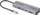 HUB Manhattan USB C Dock, HDMI 4K, internet me kabëll, gri