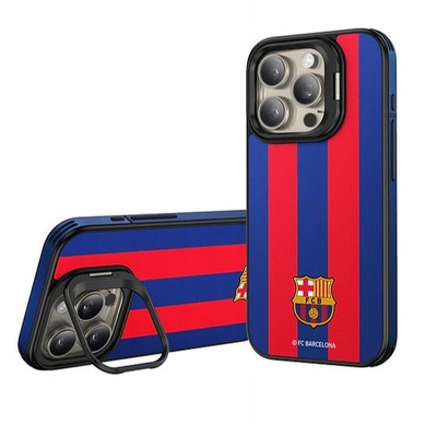 Mbrojtëse telefoni FC Barcelona OCFCBMCIP16PMBG, për iPhone 16 Pro Max, MagSafe, lëkurë sintetike, blu e kuqe