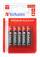 Bateri AAA Verbatim Premium Alkaline LR03, 1.5V