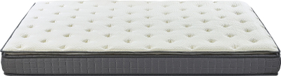 Dyshek memory foam Beliani CHARM Firm, 160 x 200 cm, i bardhë gri