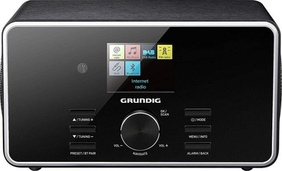 Radio portabile Grundig DTR 5000 X, DAB DAB+ FM, Bluetooth, e zezë