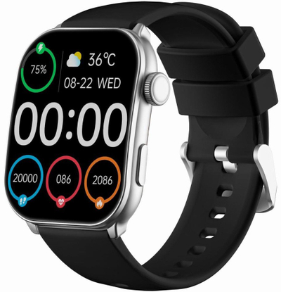 Smartwatch GRAViTY GT28-9 për goca, me rrip gome 22mm, IP68, rozë