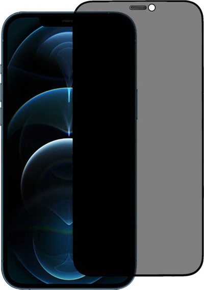 Xham mbrojtës privacy për ekran iPhone 12 / 12 Pro, 5D, i tejdukshëm