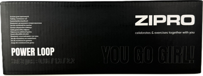 Сет еластични ленти за отпор Zipro Power Loop You Go Girl, 3 парчиња