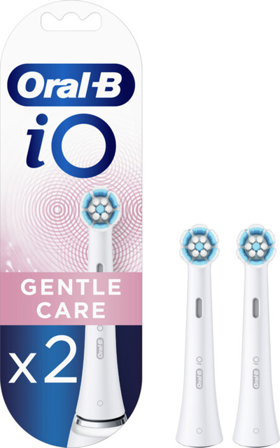 Koka zëvendësuese Oral-B iO Gentle Care White, 2 copë
