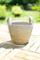 Shportë dekorative Boho Bali L, seagrass, 28x23cm, gri natyrale