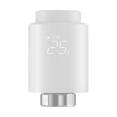 Valvul termostatike radiatorësh Sonoff TRVZB, Zigbee, ekran digjital, e bardhë