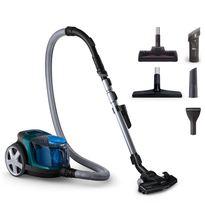 Fshesë me korrent Philips PowerPro Compact FC9334/09, 900W, pa qese, jeshile