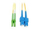 Оптички кабел со влакна MicroConnect FIB841015, SC/APC во LC/UPC, 15m, еднорежимен