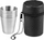 Set gotash turistike çelik inox, 6 copë, me etui, argjendtë