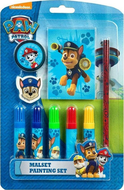 Set mjete shkollore PAW Patrol, 9 pjesë, shumëngjyrësh